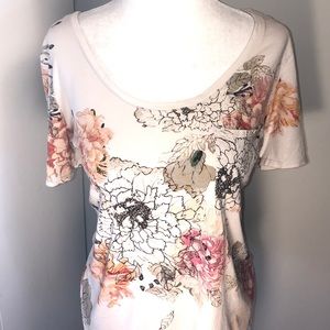 Aritzia Babaton Sami Floral Tee